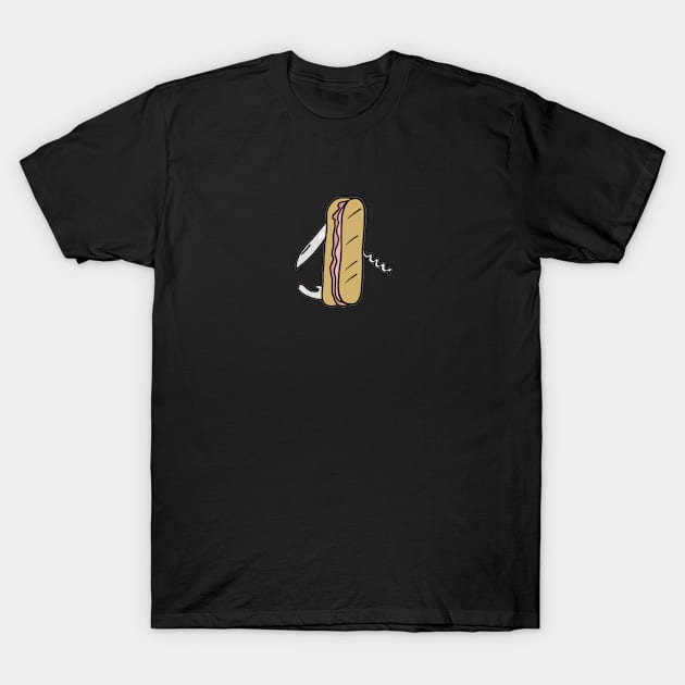 Ham & Swiss T-Shirt by Drawing Daily USA